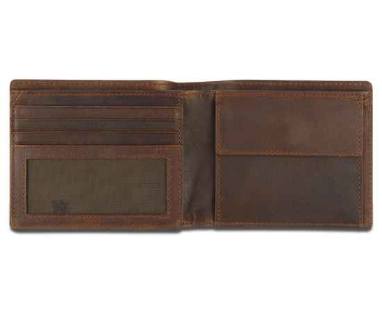 Бумажник Mano 'Don Leon', натуральная кожа в коричневом цвете, 12 х 9,5 см, изображение 4