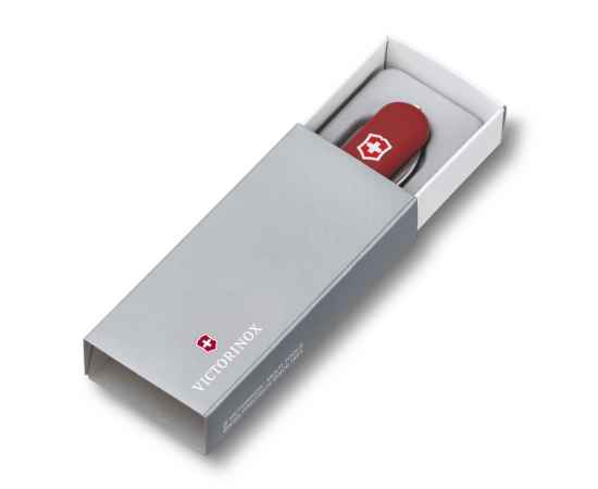 Нож-брелок VICTORINOX Swiss Lite, 58 мм, 7 функций, красный, изображение 2