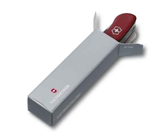 Нож перочинный VICTORINOX Cheese Master, 111 мм, 8 функций, с фиксатором лезвия, красный, изображение 8