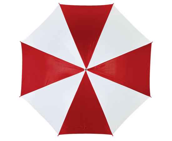 Зонт-трость 'Regular', белый,красный, изображение 2
