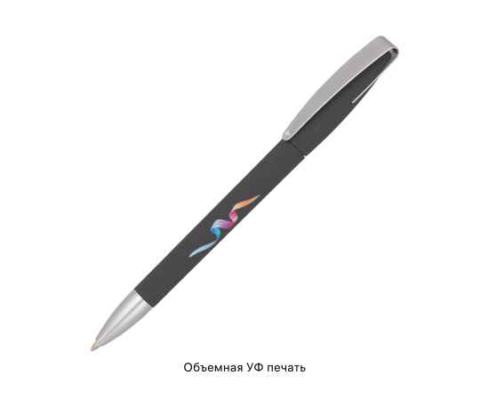 Ручка шариковая COBRA SOFTGRIP MM, черный, Цвет: черный, изображение 4