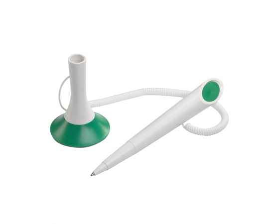 Ручка шариковая MEMO LEVISTOR CORD, белый с зеленым, Цвет: белый с зеленым, изображение 2
