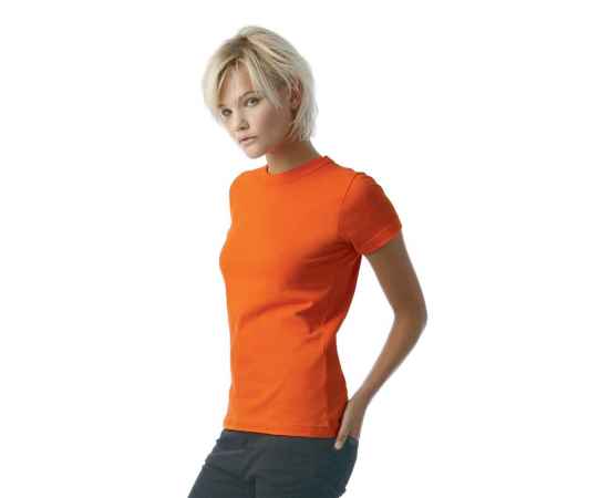 Футболка женская Exact 190/women, оранжевый, Цвет: оранжевый, изображение 2