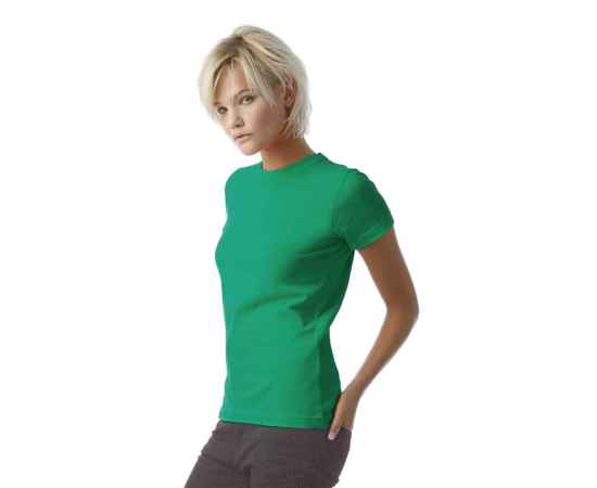 Футболка женская Exact 190/women, ярко-зеленый, Цвет: ярко-зеленый, изображение 2