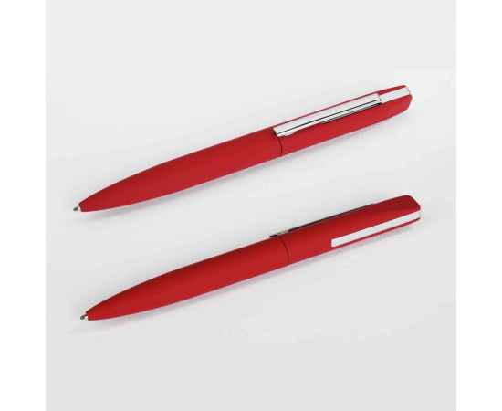 Ручка шариковая 'Mercury', покрытие soft touch, красный, Цвет: красный, изображение 4