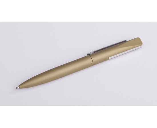 Ручка шариковая 'Mercury', покрытие soft touch, золотистый, Цвет: золотистый, изображение 4