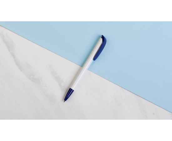 Ручка шариковая JONA, белый,синий, Цвет: белый,синий, изображение 2
