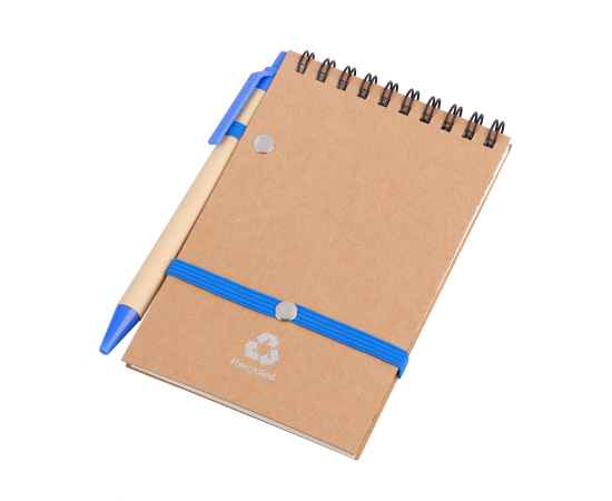 Блокнот с ручкой 'Papyrus', синий, Цвет: синий, изображение 4