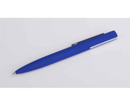Ручка шариковая 'Mercury', покрытие soft touch, синий, Цвет: синий, изображение 3