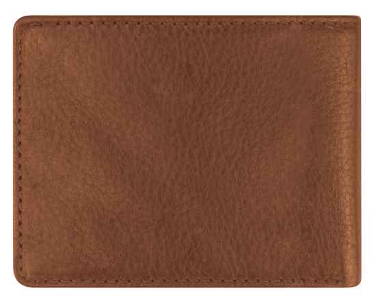 Бумажник Mano 'Don Montez', натуральная кожа в коньячном цвете, 11 х 8,4 см, изображение 7