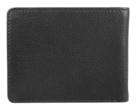 Бумажник Mano 'Don Montez', натуральная кожа в черном цвете, 12,5 х 9,7 см, изображение 7