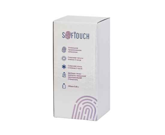 Термостакан 'Азия' 400 мл, покрытием soft touch, черный, изображение 5