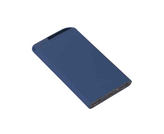 Зарядное устройство 'Theta', 6000 mAh, 2 выхода USB, покрытие soft touch, темно-синий, Цвет: темно-синий, изображение 3
