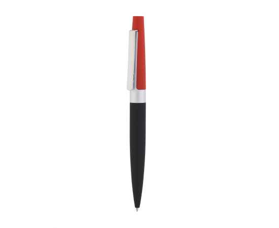Ручка шариковая 'Peri'покрытие soft touch, черный с красным, Цвет: черный с красным, изображение 3