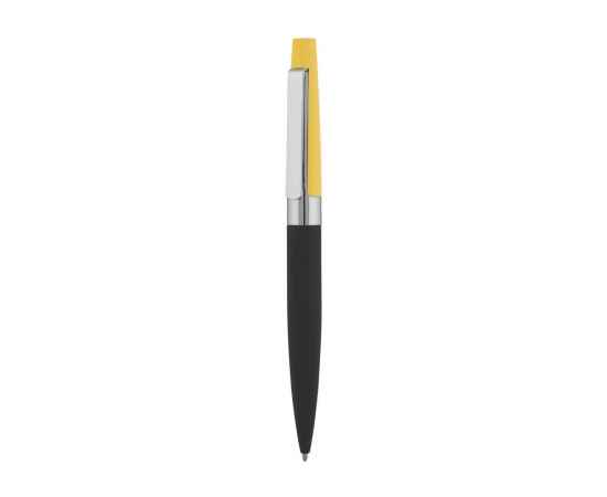 Ручка шариковая 'Peri'покрытие soft touch, черный с желтым, Цвет: черный с желтым, изображение 3