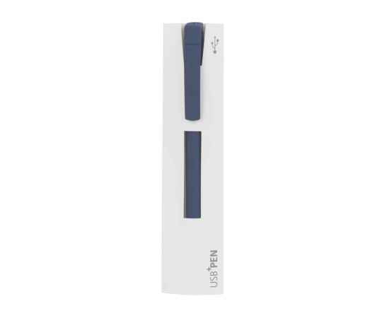 Ручка с флеш-картой USB 16GB «TURNUSsoftgrip M», темно-синий, Цвет: темно-синий, изображение 5