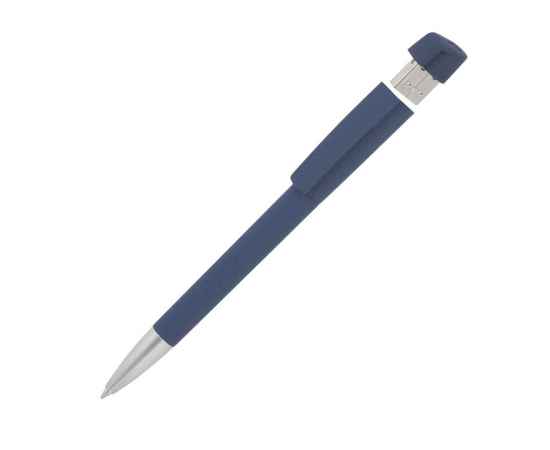 Ручка с флеш-картой USB 16GB «TURNUSsoftgrip M», темно-синий, Цвет: темно-синий, изображение 3