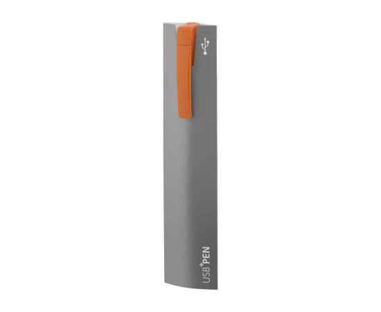 Ручка с флеш-картой USB 8GB «TURNUS M», оранжевый, Цвет: оранжевый, изображение 2