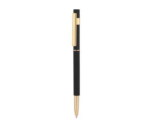 Ручка шариковая 'Star', покрытие soft touch, черный с золотом, Цвет: черный с золотом, изображение 3