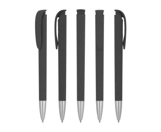 Ручка шариковая JONA SOFTGRIP M, черный#, черный, Цвет: черный, изображение 2