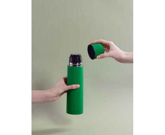 Термос 'Крит' 500 мл, покрытие soft touch, зеленый, Цвет: зеленый, изображение 2