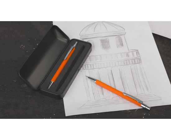 Ручка шариковая 'Ray', покрытие soft touch, оранжевый, Цвет: оранжевый, изображение 2
