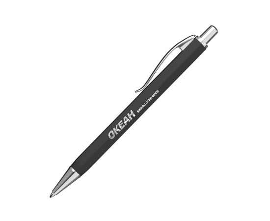 Ручка шариковая 'Stanley', покрытие soft touch, черный, Цвет: черный, изображение 3