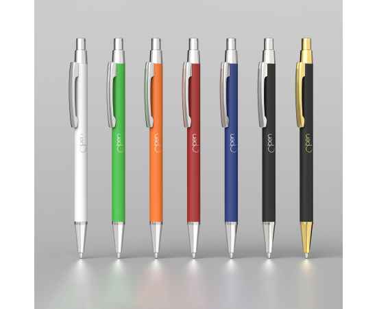 Ручка шариковая 'Ray', покрытие soft touch, оранжевый, Цвет: оранжевый, изображение 4