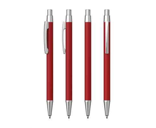 Ручка шариковая 'Ray', покрытие soft touch, красный, Цвет: красный, изображение 3