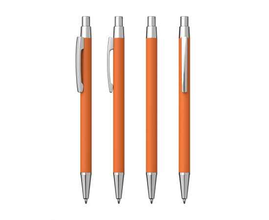 Ручка шариковая 'Ray', покрытие soft touch, оранжевый, Цвет: оранжевый, изображение 3