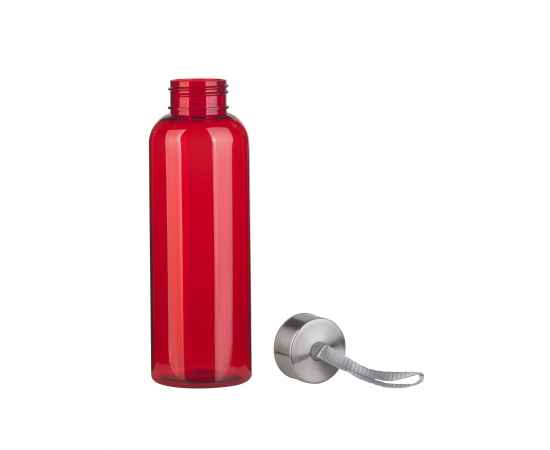 Бутылка для воды 'H2O' 500 мл, красный, Цвет: красный, изображение 4