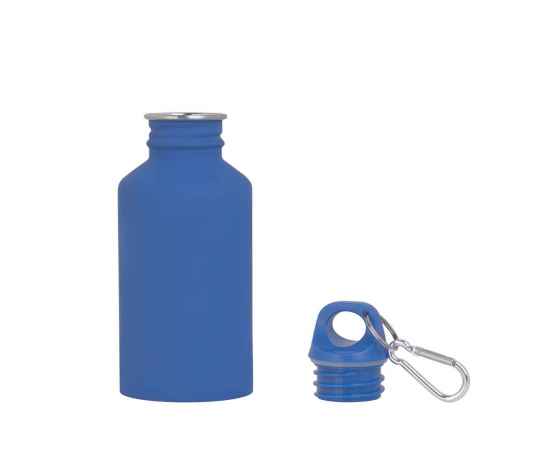 Бутылка для воды 'Финиш', покрытие soft touch 500 мл, синий, Цвет: синий, изображение 2