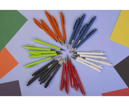 Ручка шариковая ZENO M, красный, темно-синий, Цвет: темно-синий, изображение 3