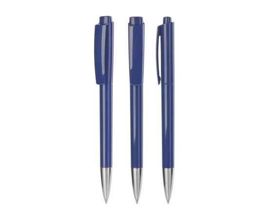 Ручка шариковая ZENO M, красный, темно-синий, Цвет: темно-синий, изображение 4