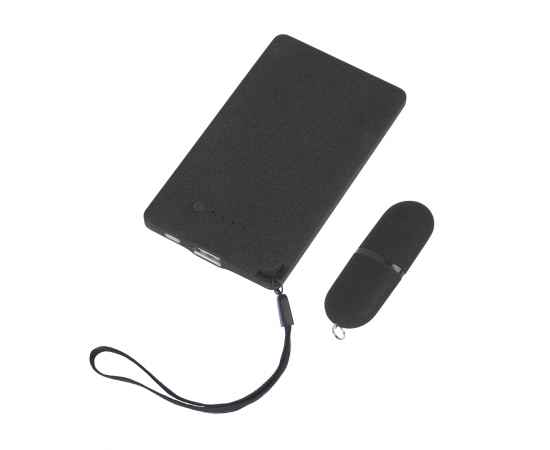 Подарочный набор 'Камень' с покрытием soft grip на 3 предмета, черный, черный, Цвет: черный, изображение 2
