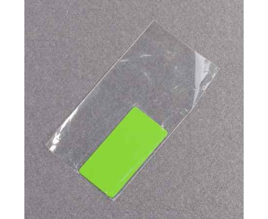 Шильд металлический, покрытие soft touch, подложка хром, зеленое яблоко, Цвет: зеленое яблоко, изображение 2