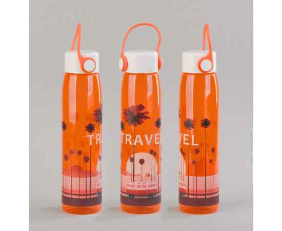 Бутылка для воды 'Aqua', 550 мл, оранжевый, Цвет: оранжевый, изображение 5