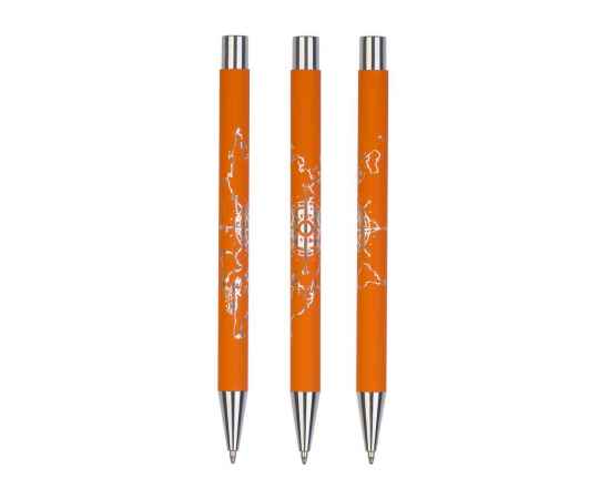 Ручка шариковая 'Aurora', покрытие soft touch, оранжевый, Цвет: оранжевый, изображение 4