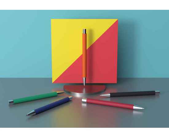 Ручка шариковая 'Aurora', покрытие soft touch, оранжевый, Цвет: оранжевый, изображение 3