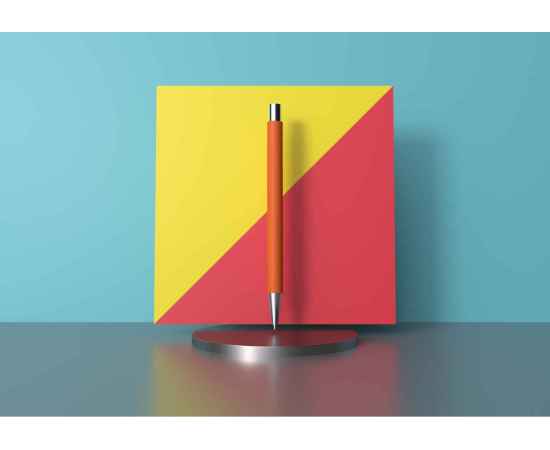 Ручка шариковая 'Aurora', покрытие soft touch, оранжевый, Цвет: оранжевый, изображение 2