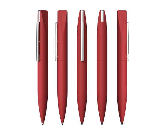 Ручка шариковая 'Callisto' с флеш-картой 32Gb, покрытие soft touch, красный, Цвет: красный, изображение 3