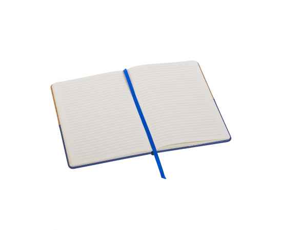Блокнот 'Фьюджи', формат А5, покрытие soft touch+пробка, синий, Цвет: синий, изображение 4
