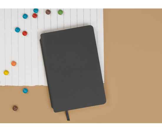 Ежедневник недатированный 'Альба', формат А5, гибкая обложка, черный OG_3820-3, Цвет: черный, изображение 2