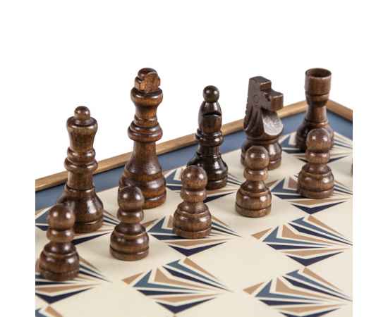 Набор игр (шахматы, нарды, лудо, змейка), коричневый, Цвет: коричневый, изображение 5