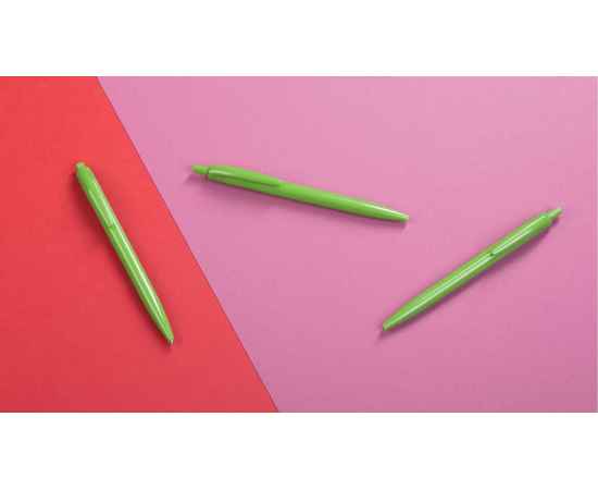 Ручка шариковая 'Phil' из антибактериального пластика, зеленое яблоко, Цвет: зеленое яблоко, изображение 3