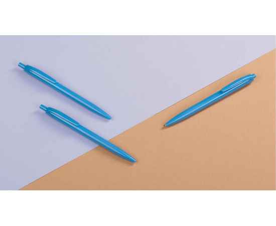 Ручка шариковая 'Phil' из антибактериального пластика, бирюзовый, Цвет: бирюзовый, изображение 3