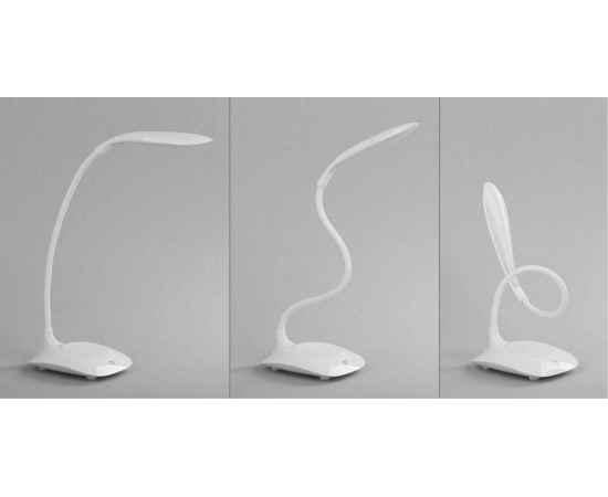 Лампа с беспроводным зарядным устройством 'Spotlight', белый, Цвет: белый, изображение 5