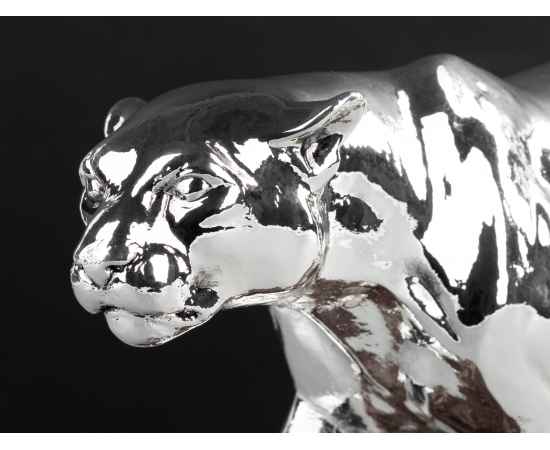 Скульптура 'Пантера', серебристый, Цвет: серебристый, изображение 2