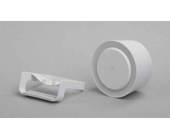 Bluetooth колонка-подставка 'Smart Sound' с беспроводным (10W) зарядным устройством и лампой, белый, Цвет: белый, изображение 7