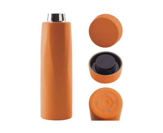Термос 'Calypso' 500 мл, покрытие soft touch, коробка, оранжевый, Цвет: оранжевый, изображение 2